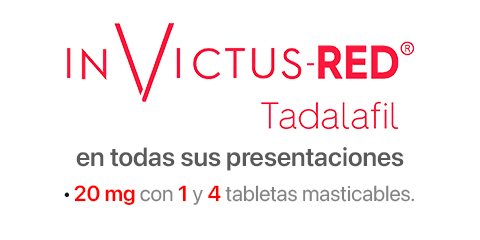 Promoción 3 + 1 Invictus Red Tadalafil – Máximo Rendimiento Masculino